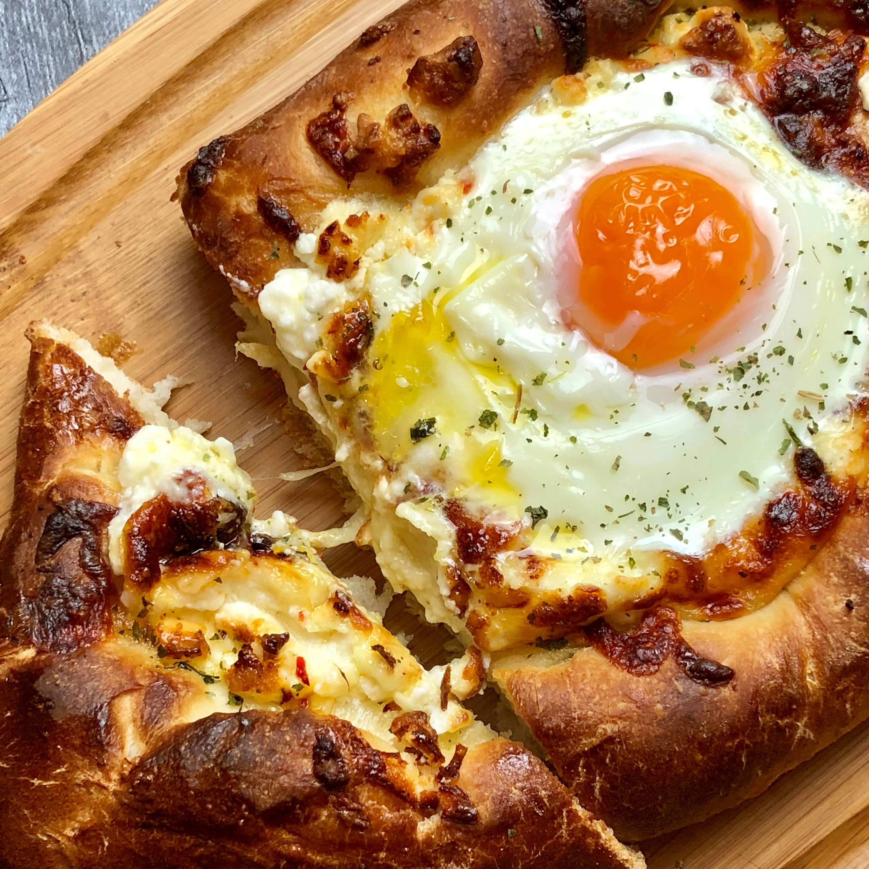 nate’s khachapuri (georgia cheese bread) recipe