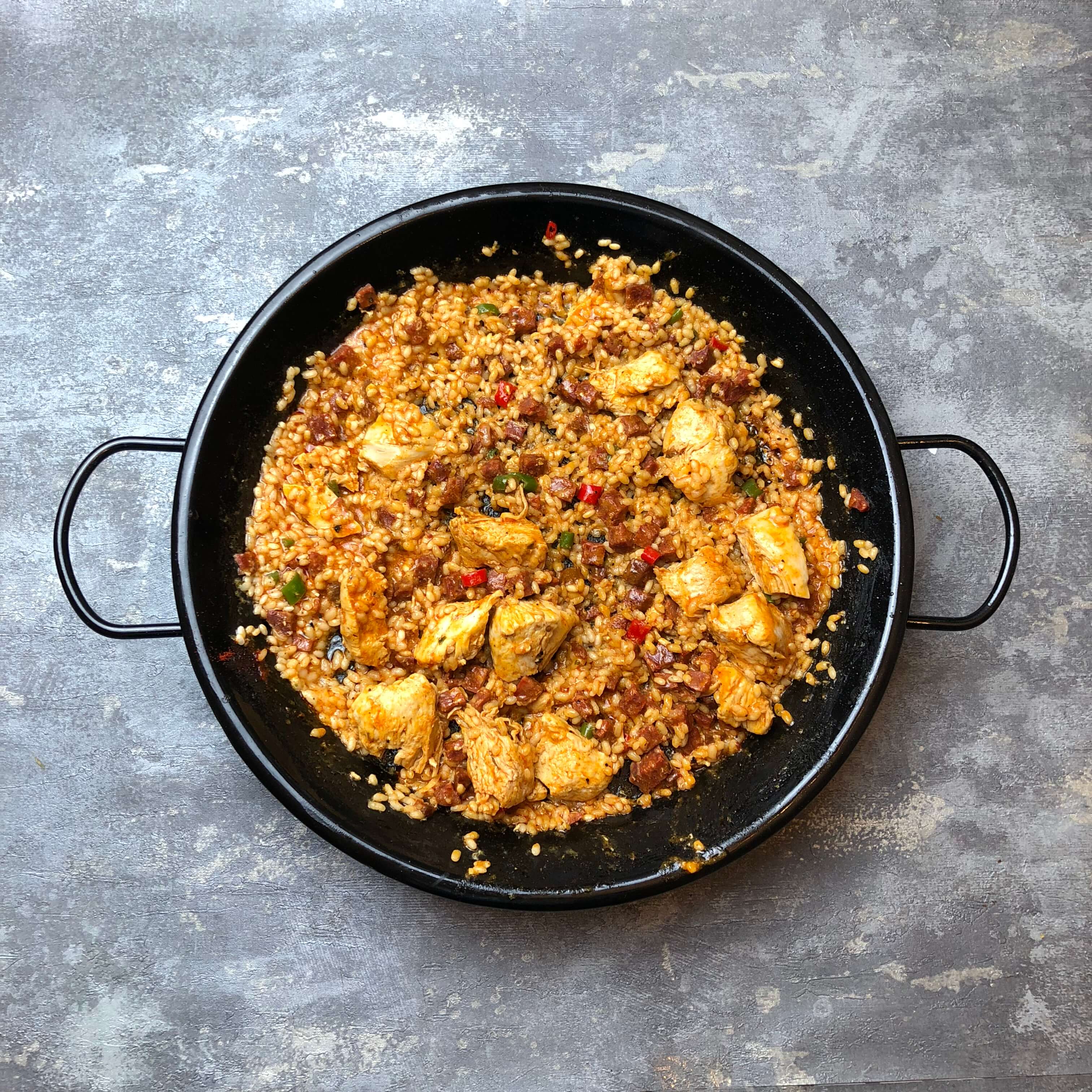 nates chicken and chorizo paella recipe