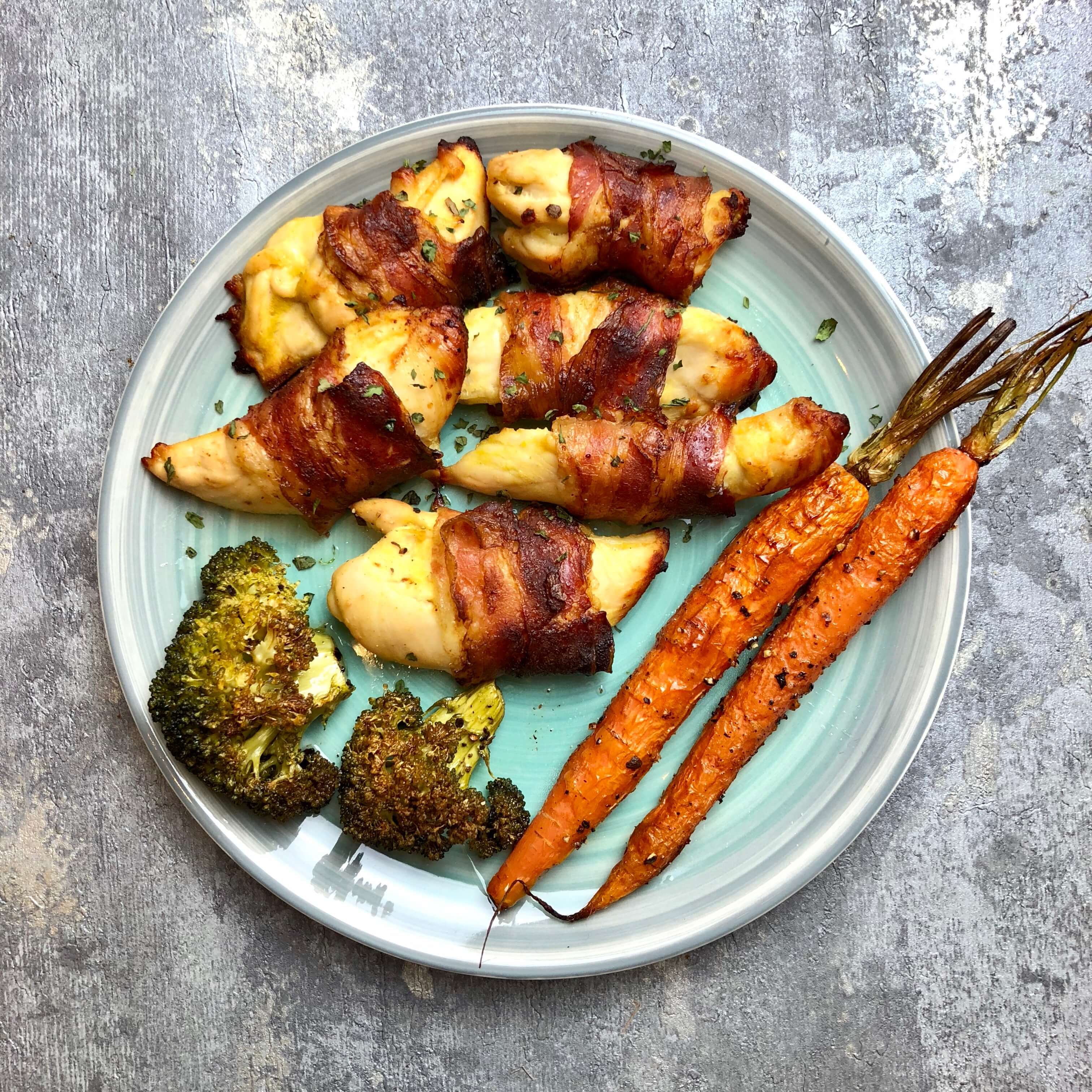 nate’s pancetta wrapped mustard chicken recipe